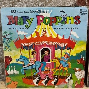Vintage 1970s Walt Disney Mary Poppins Record by Disneyland
